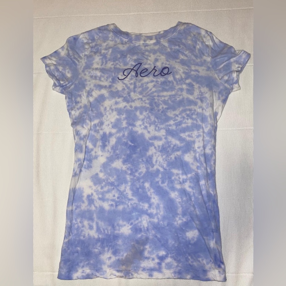 Aeropostale Classic Crew Vintage Tie-Dye Tee